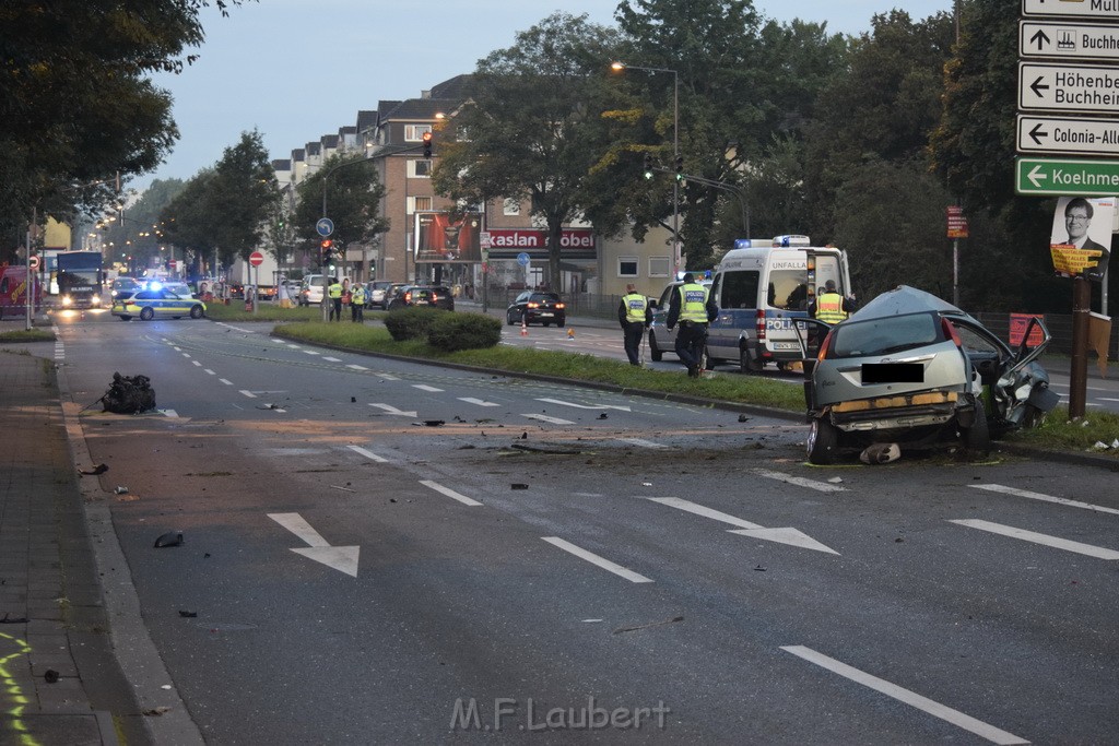 Schwerer VU Koeln Dellbrueck Bergisch Gladbacherstr Herler Ring P079.JPG - Miklos Laubert